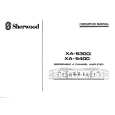 SHERWOOD XA-5400 Manual de Usuario